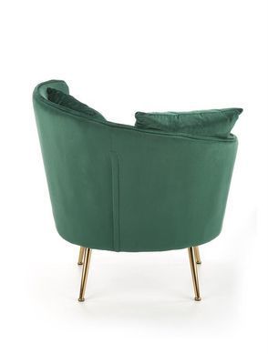 Крісло ALMOND Velvet Halmar Зелений фотографія