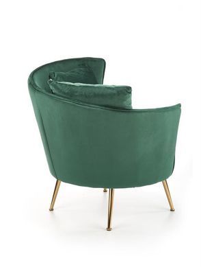 Крісло ALMOND Velvet Halmar Зелений фотографія