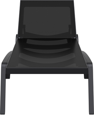 Комплект 2 шезлонга Onto Siesta Pacific + Стол Siesta Ocean Side Table - Dark Grey