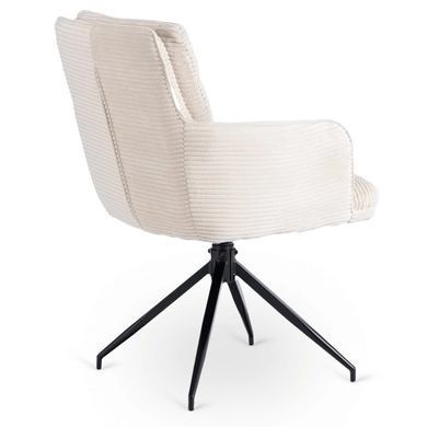 Стілець поворотний MEBEL ELITE AKITA Кремовий фотографія