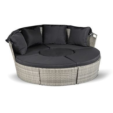 Комплект садових меблів MEBEL ELITE CALIFORNIA Світло-сірий