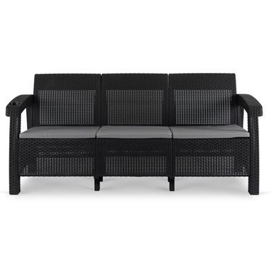 Софа MEBEL ELITE FLINT Чорний