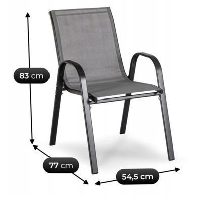 Комплект садовой мебели MEBEL ELITE MINNESOTA Серый