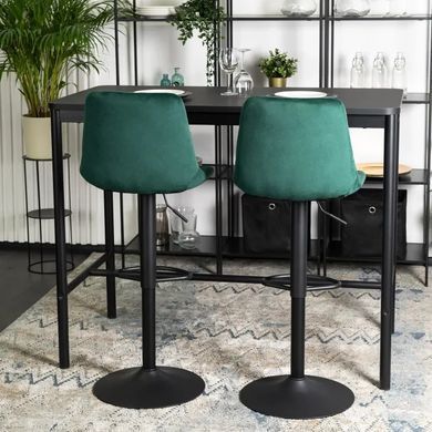 Барний стілець оксамитовий MEBEL ELITE ARCOS 2 Velvet зелений фотографія