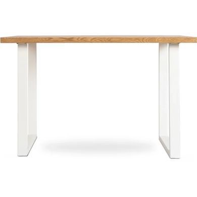 Стіл MEBEL ELITE ALTE 2 120х65 см Золотий дуб / Білий фотографія