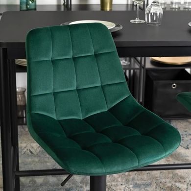 Барний стілець оксамитовий MEBEL ELITE ARCOS 2 Velvet зелений фотографія