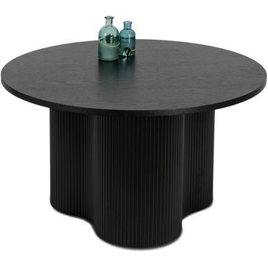 Журнальний столик DERIAN MAX MEBEL ELITE 80x80 Чорний фотографія