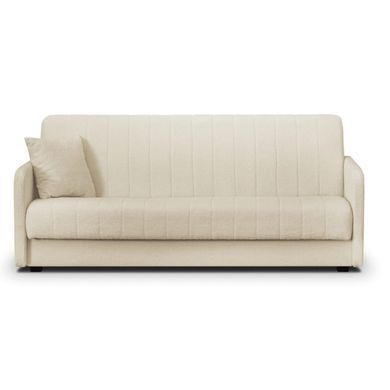 Диван розкладний MEBEL ELITE PORTO 198 см Беж букле фотографія