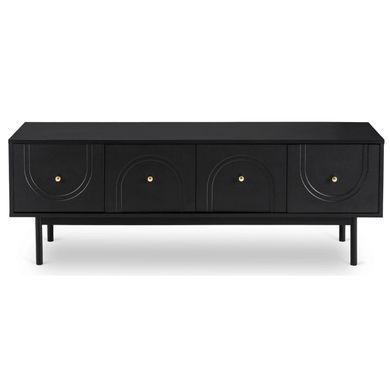 ТВ Тумба MEBEL ELITE MARLEN 155 Черный фотография