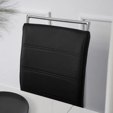 Стул MEBEL ELITE LOCA, экокожа Черный фотография