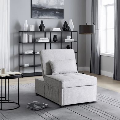 Кресло раскладное MEBEL ELITE IBERIS Серый фотография