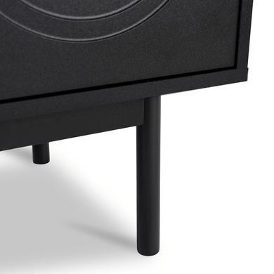 ТВ Тумба MEBEL ELITE MARLEN 155 Черный фотография