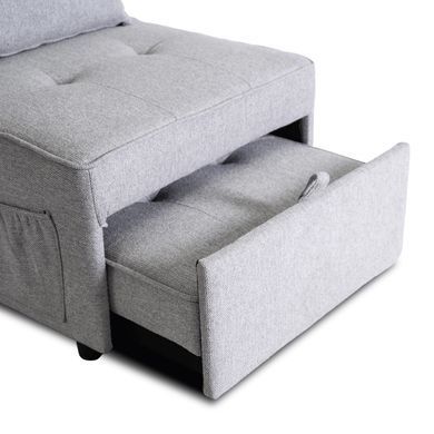 Кресло раскладное MEBEL ELITE IBERIS Серый фотография