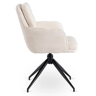Стілець поворотний MEBEL ELITE AKITA Кремовий фотографія