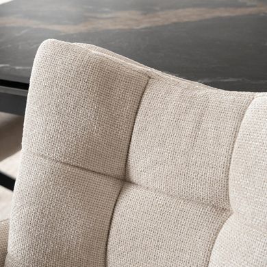 Стілець поворотний MEBEL ELITE JULY Кремовий фотографія