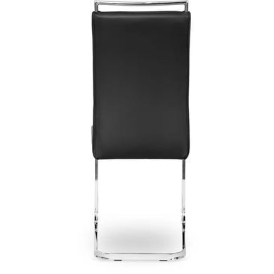 Стул MEBEL ELITE LOCA, экокожа Черный фотография