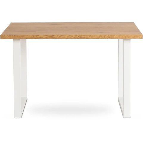 Стол MEBEL ELITE ALTE 2 120х65 см Золотой дуб / Белый фотография