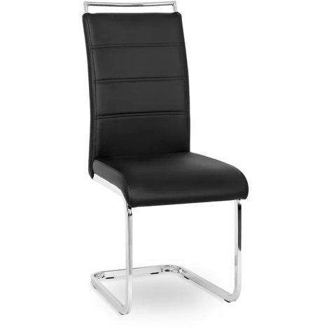 Стілець MEBEL ELITE LOCA, екошкіраЧорний фотографія