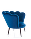 Крісло MAGNOLIA Velvet 1 Venge Signal Синій **