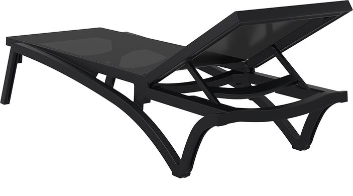 Комплект 2 шезлонга Onto Siesta Pacific + Стол Siesta Ocean Side Table - Dark Grey