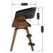Стул бархатный MEBEL ELITE OHIO 2 Velvet Черный / Натуральный