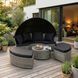 Комплект садових меблів MEBEL ELITE CALIFORNIA Світло-сірий