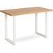Стіл MEBEL ELITE ALTE 2 120х65 см Золотий дуб / Білий