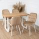 Стіл MEBEL ELITE ALTE 2 120х65 см Золотий дуб / Білий