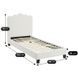Ліжко MEBEL ELITE CRATER Velvet 90x200 см Крем