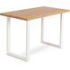 Стіл MEBEL ELITE ALTE 2 120х65 см Золотий дуб / Білий