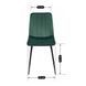 Стул бархатный MEBEL ELITE IBIS Velvet, Зеленый