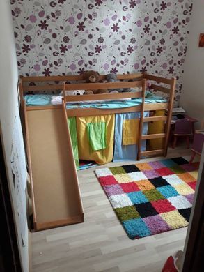 Ліжко дитяче NEO PLUS Halmar 89x197 Вільха фотографія