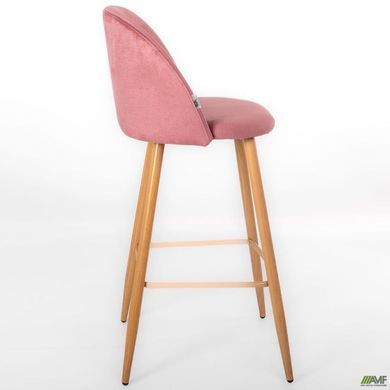 Барный стул Bellini Velvet AMF Розовый фотография