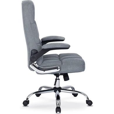 Стілець офісний поворотний MEBEL ELITE OLMO / LONDON тканина Сірий фотографія