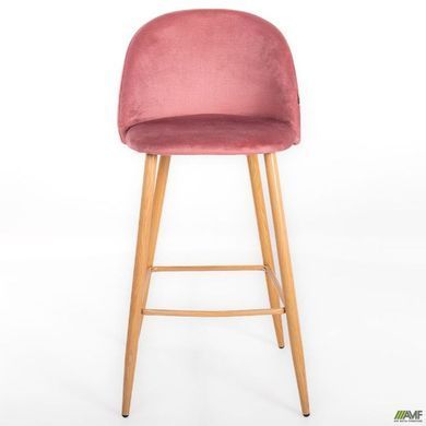 Барный стул Bellini Velvet AMF Розовый фотография