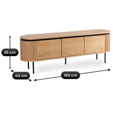 ТВ Тумба MEBEL ELITE BECK 160 Дуб фотография
