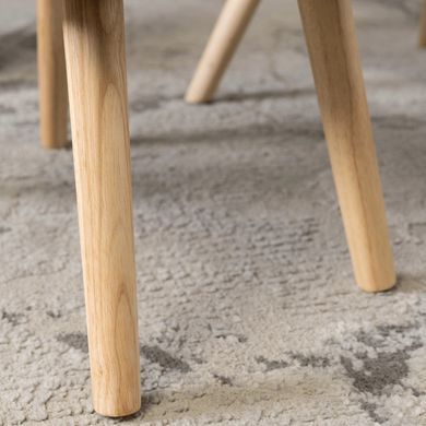 Крісло м'яке оксамитове з підставкою для ніг MEBEL ELITE LOZANO Velvet Гірчичний фотографія