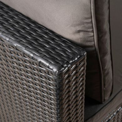 Комплект садовой мебели MEBEL ELITE CALIENTE Черный/коричневый