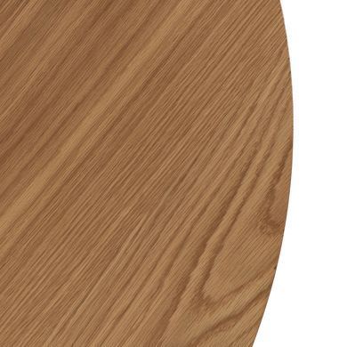 Комплект стол MEBEL ELITE LINO 100х100 см Дуб Золотой/Черный+4 стула PERU Беж фотография