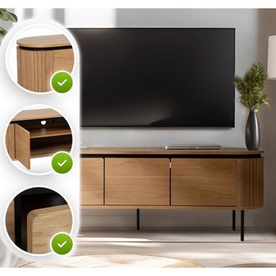 ТВ Тумба MEBEL ELITE BECK 160 Дуб фотография