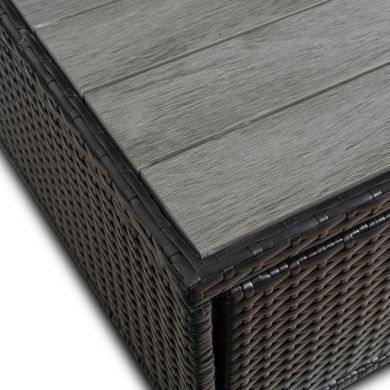 Комплект садовой мебели MEBEL ELITE CALIENTE Черный/коричневый