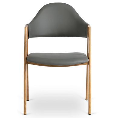 Стілець MEBEL ELITE WILLY екошкіра Сірий фотографія