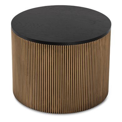 Журнальний столик MIRACLE MEBEL ELITE 60x60 Чорний фотографія