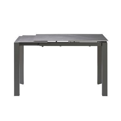 Стіл Обідній BRIGHT GREY MARBLE Concepto 102/142x70 Кераміка Сірий Мармур фотографія