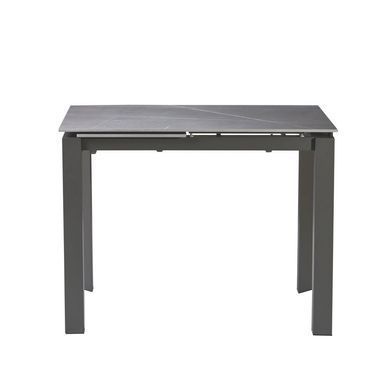 Стіл Обідній BRIGHT GREY MARBLE Concepto 102/142x70 Кераміка Сірий Мармур фотографія
