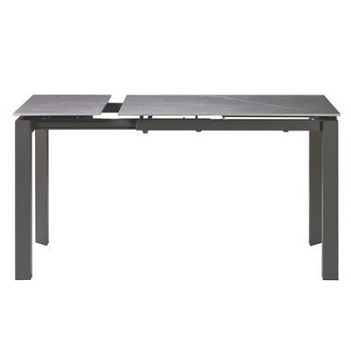 Стіл Обідній BRIGHT GREY MARBLE Concepto 102/142x70 Кераміка Сірий Мармур фотографія