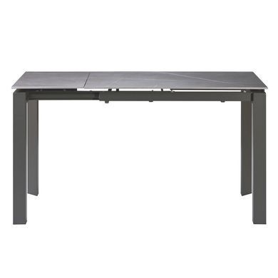 Стіл Обідній BRIGHT GREY MARBLE Concepto 102/142x70 Кераміка Сірий Мармур фотографія