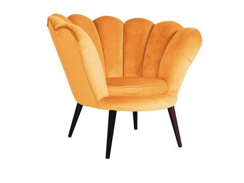 Крісло MAGNOLIA Velvet 1 Venge Signal Каррі ** фотографія