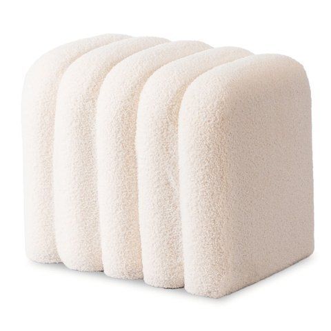Пуф MEBEL ELITE KARBON Крем фотография