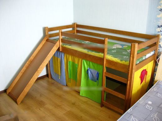 Ліжко дитяче NEO PLUS Halmar 89x197 Вільха фотографія